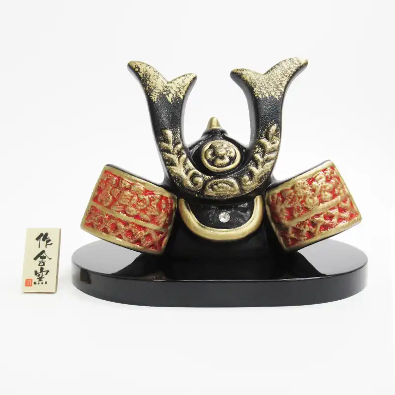 勇兜飾り（大）黒